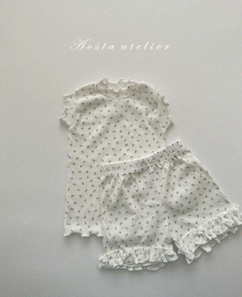 Aosta - Korean Children Fashion - #Kfashion4kids - Camellia Frill Pants - 6