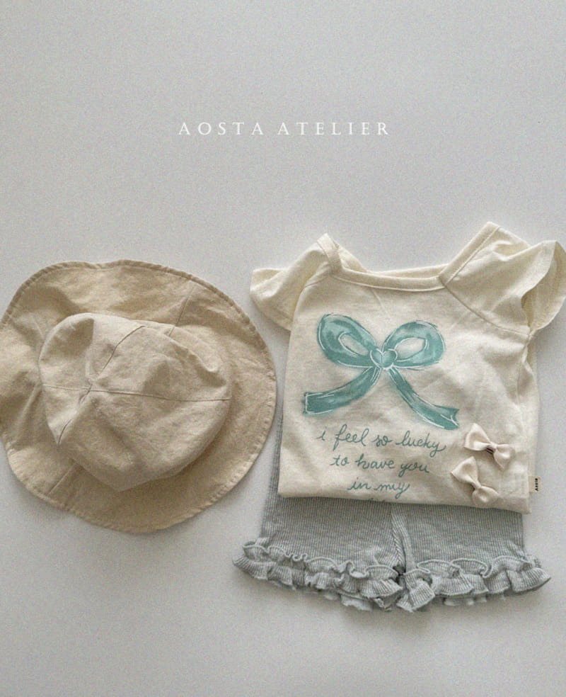Aosta - Korean Children Fashion - #childofig - Heart Ribbon Tee - 8