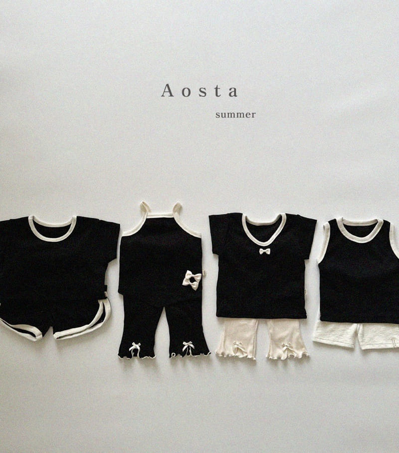 Aosta - Korean Children Fashion - #childofig - Rib Ribbon Tee - 6