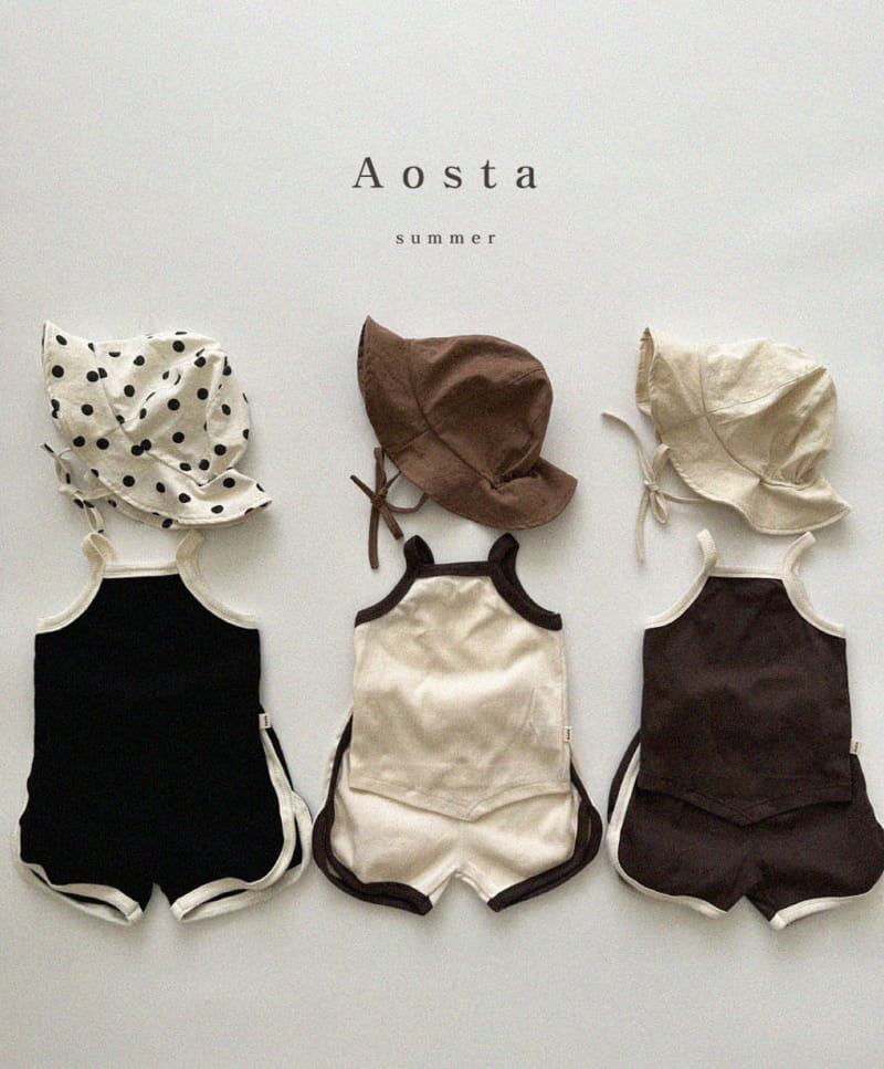 Aosta - Korean Children Fashion - #childofig - Rib String Sleeveless Tee - 3