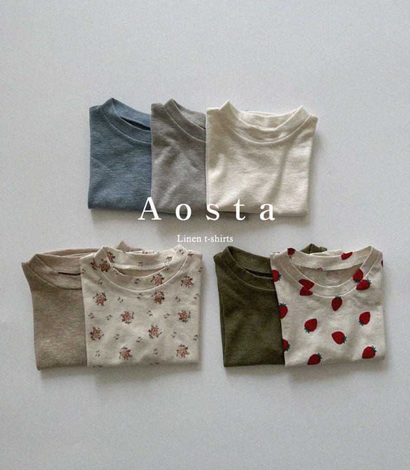 Aosta - Korean Children Fashion - #childofig - Linen Tee - 4