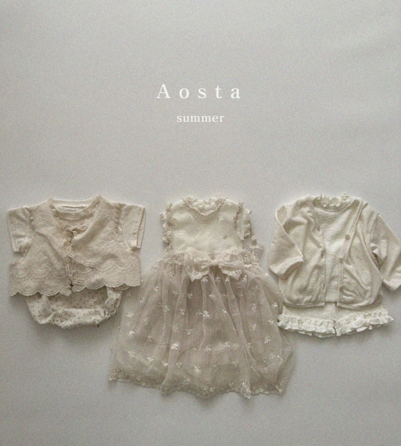 Aosta - Korean Children Fashion - #childrensboutique - Lace Vest - 11