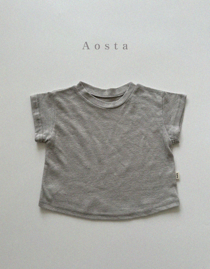 Aosta - Korean Children Fashion - #designkidswear - Linen Tee - 5