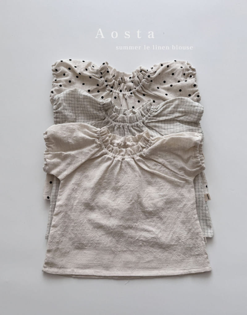 Aosta - Korean Children Fashion - #designkidswear - Le L Blouse - 2