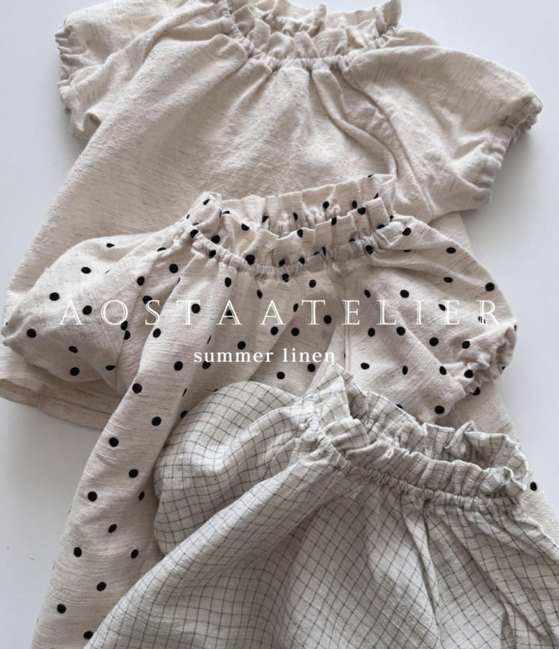 Aosta - Korean Children Fashion - #discoveringself - Le L Blouse - 3