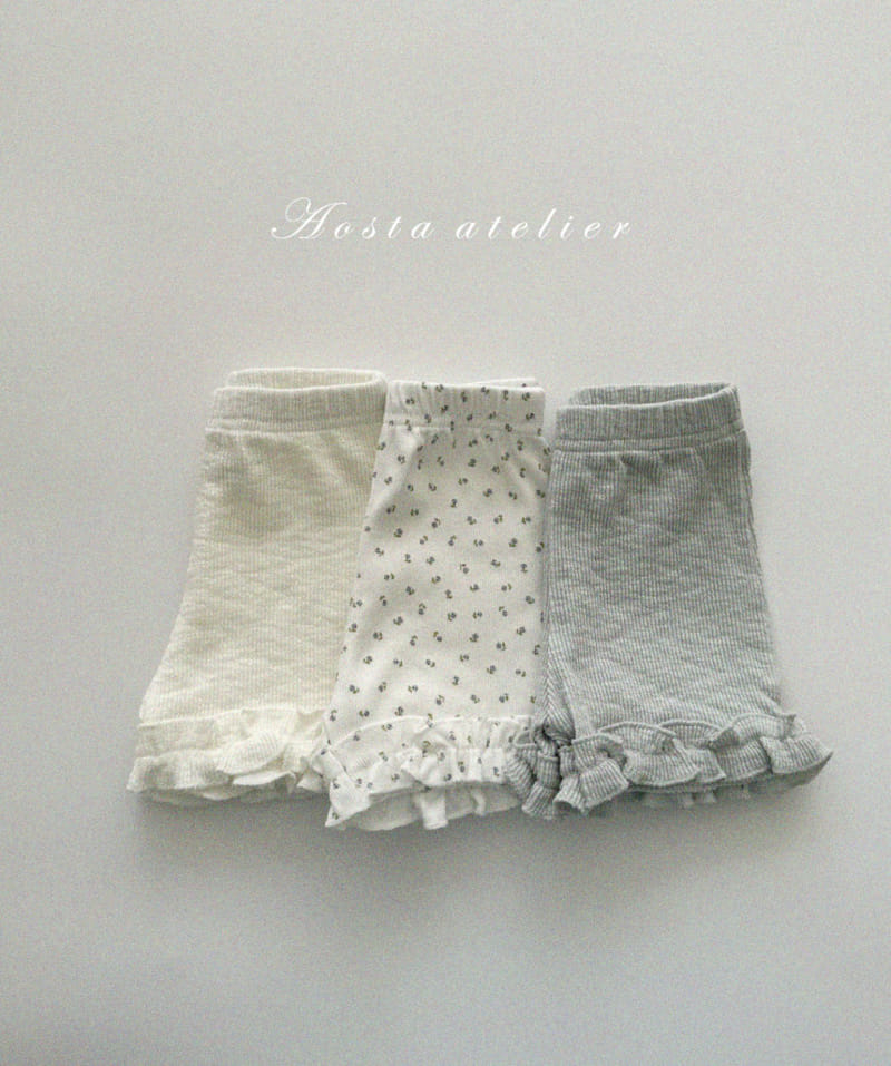 Aosta - Korean Children Fashion - #discoveringself - Camellia Frill Pants