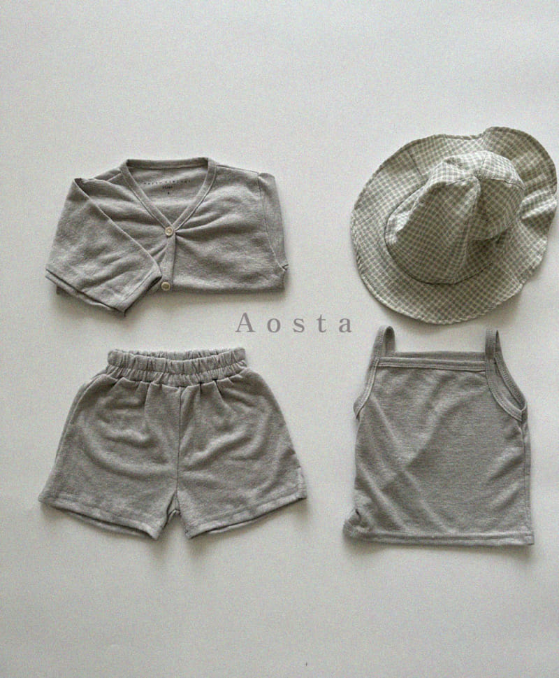 Aosta - Korean Children Fashion - #kidsshorts - Linen Sleeveless Tee - 9