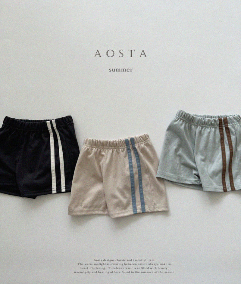 Aosta - Korean Children Fashion - #kidsshorts - Line Patns - 2