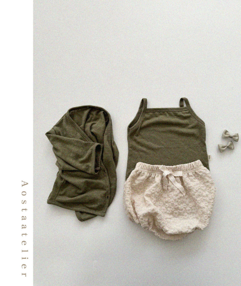 Aosta - Korean Children Fashion - #kidsstore - Linen Sleeveless Tee - 10