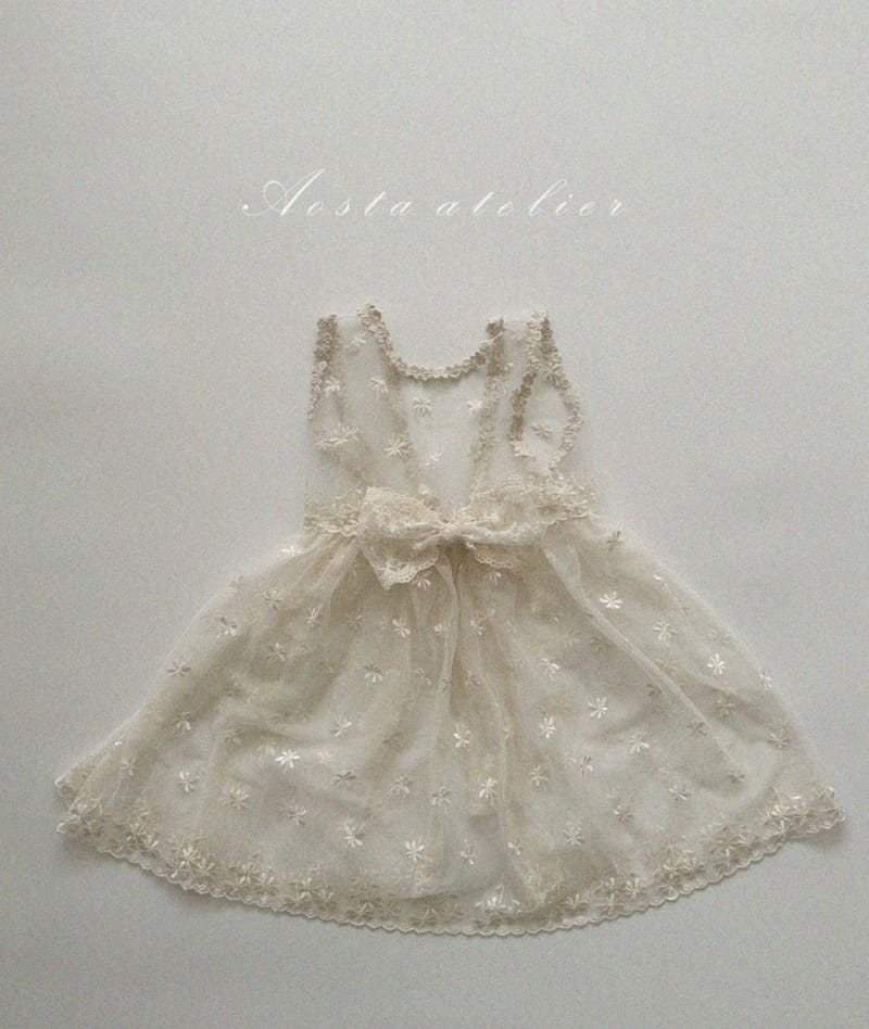 Aosta - Korean Children Fashion - #kidsstore - Lace One-Piece