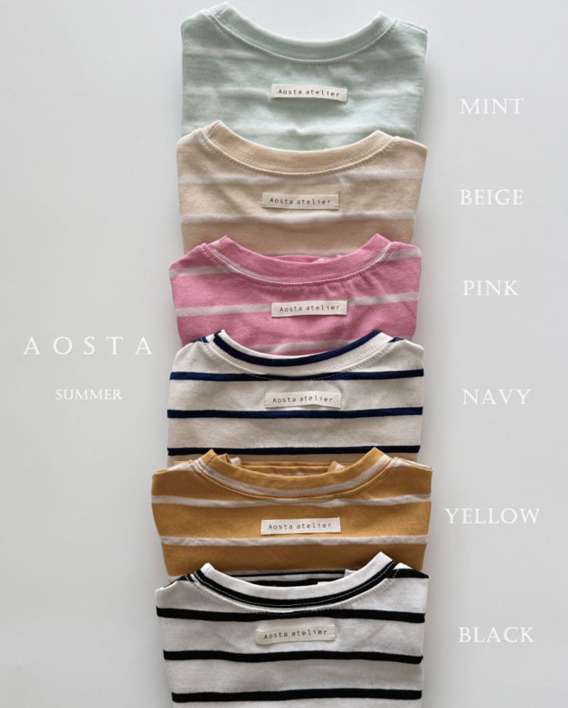 Aosta - Korean Children Fashion - #kidsstore - Signature Tee - 3