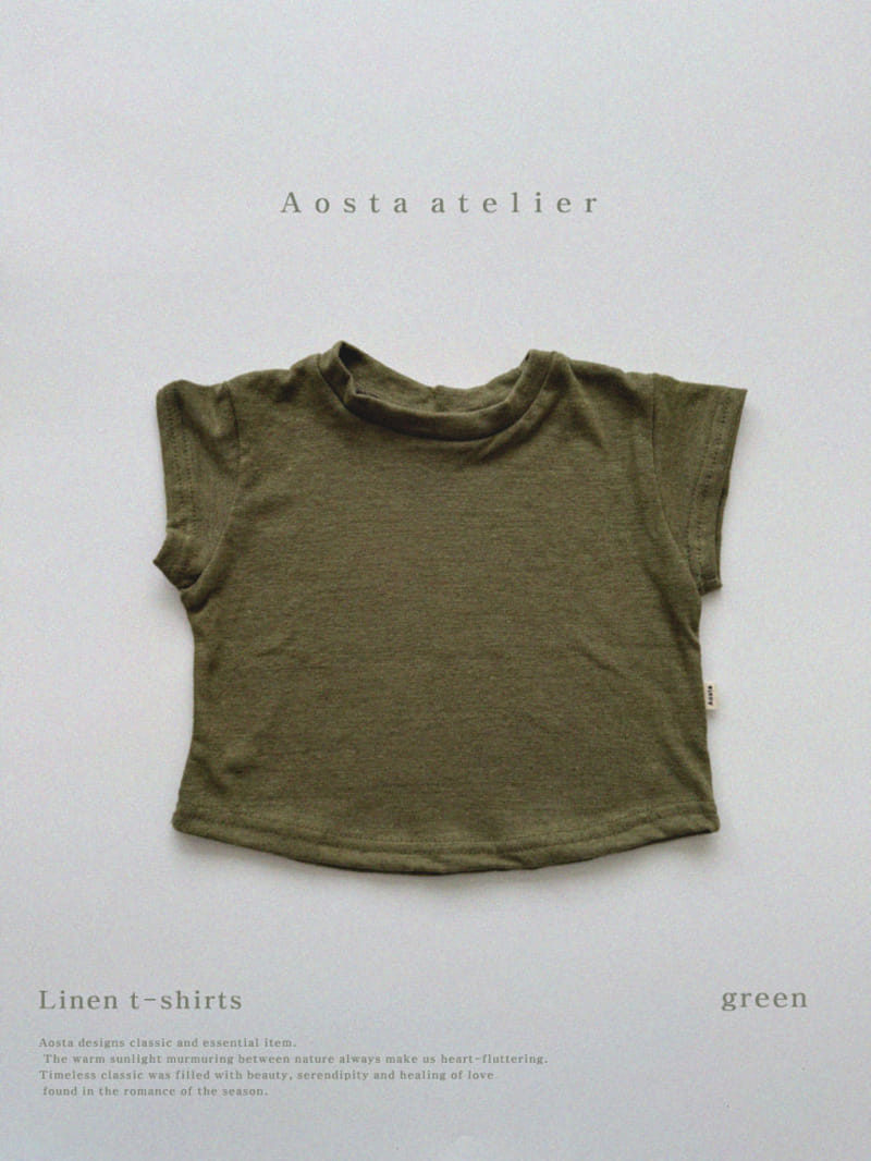 Aosta - Korean Children Fashion - #kidzfashiontrend - Linen Tee - 10