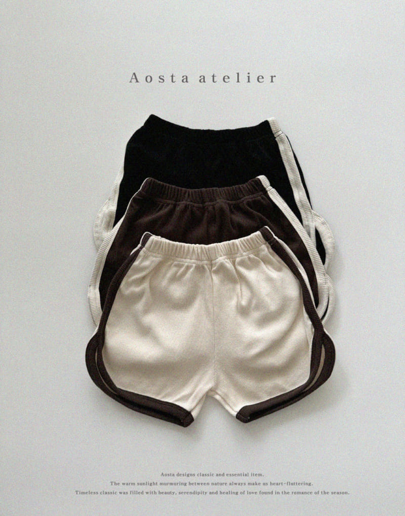 Aosta - Korean Children Fashion - #littlefashionista - Rib Shorts