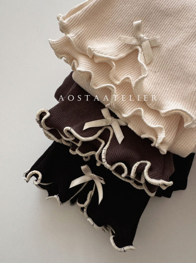 Aosta - Korean Children Fashion - #littlefashionista - Ribbon Pants - 2