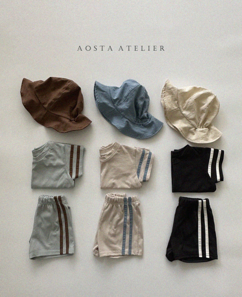 Aosta - Korean Children Fashion - #magicofchildhood - Line Tee - 6