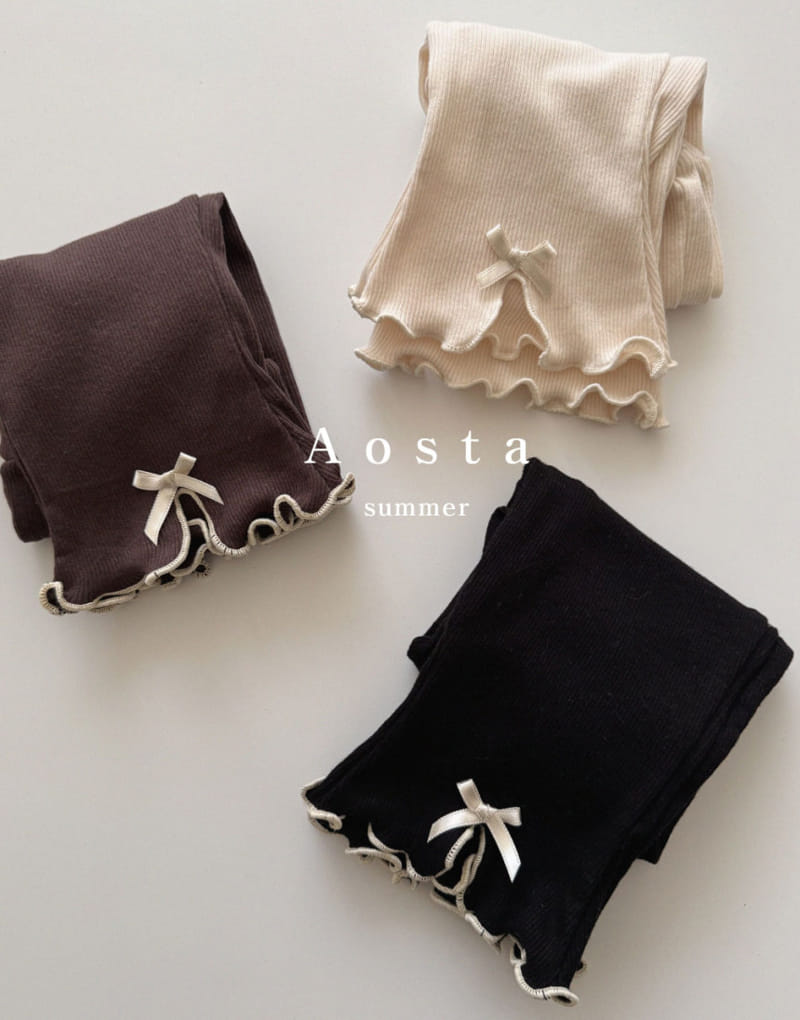 Aosta - Korean Children Fashion - #magicofchildhood - Ribbon Pants - 3