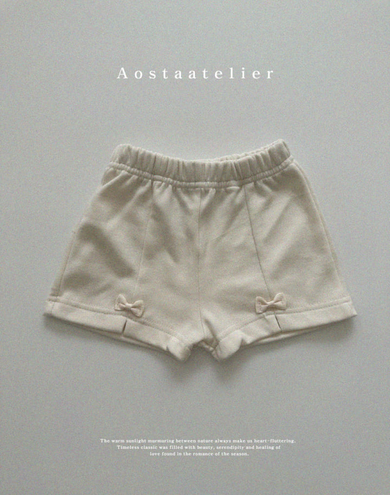 Aosta - Korean Children Fashion - #magicofchildhood - Ribbon Shorts - 2