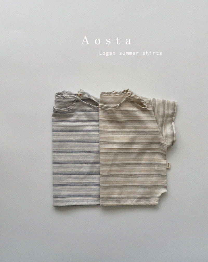Aosta - Korean Children Fashion - #stylishchildhood - Rogan Shirt