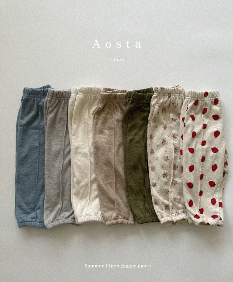 Aosta - Korean Children Fashion - #toddlerclothing - L Jogger Pants - 4