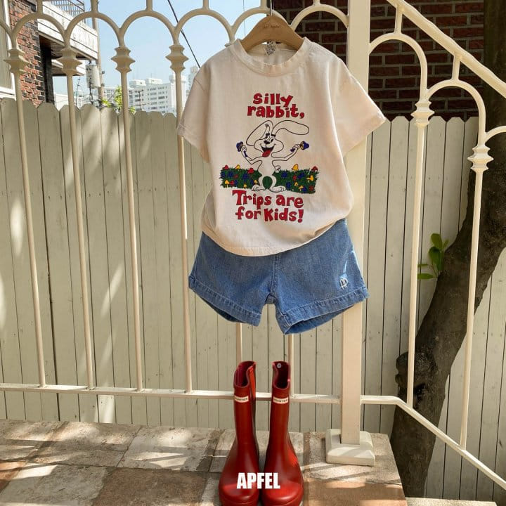 Apfel - Korean Children Fashion - #toddlerclothing - Rabbit Tee - 4