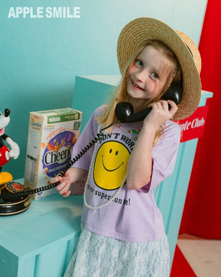 Apple Smile - Korean Children Fashion - #Kfashion4kids - Smile One-Piece