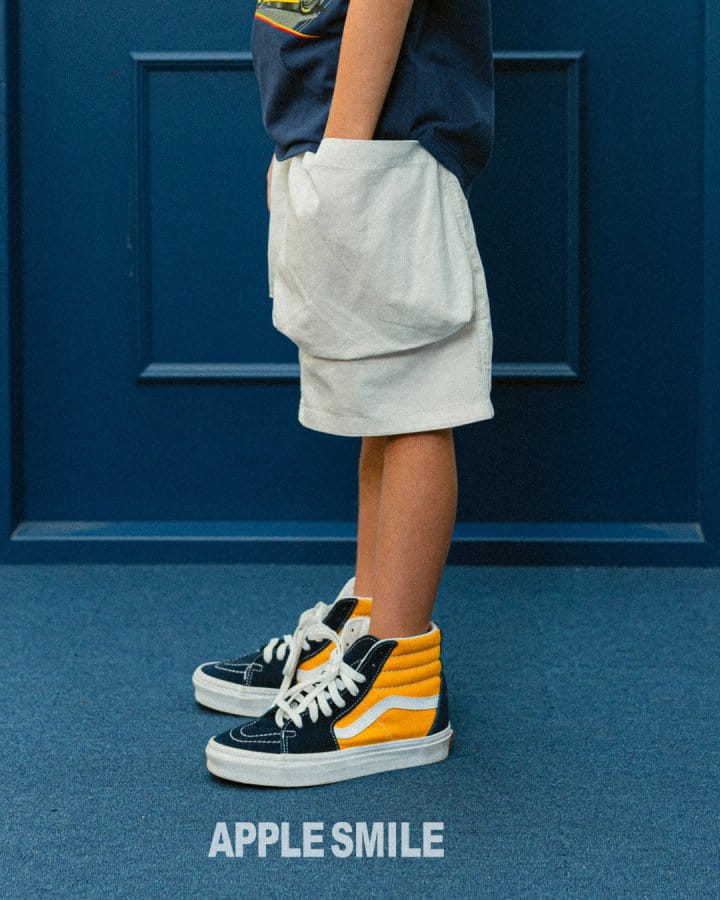 Apple Smile - Korean Children Fashion - #kidzfashiontrend - Side Pocket Pants - 7