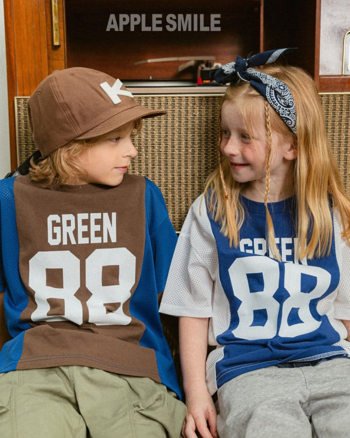 Apple Smile - Korean Children Fashion - #kidzfashiontrend - 88 Tee