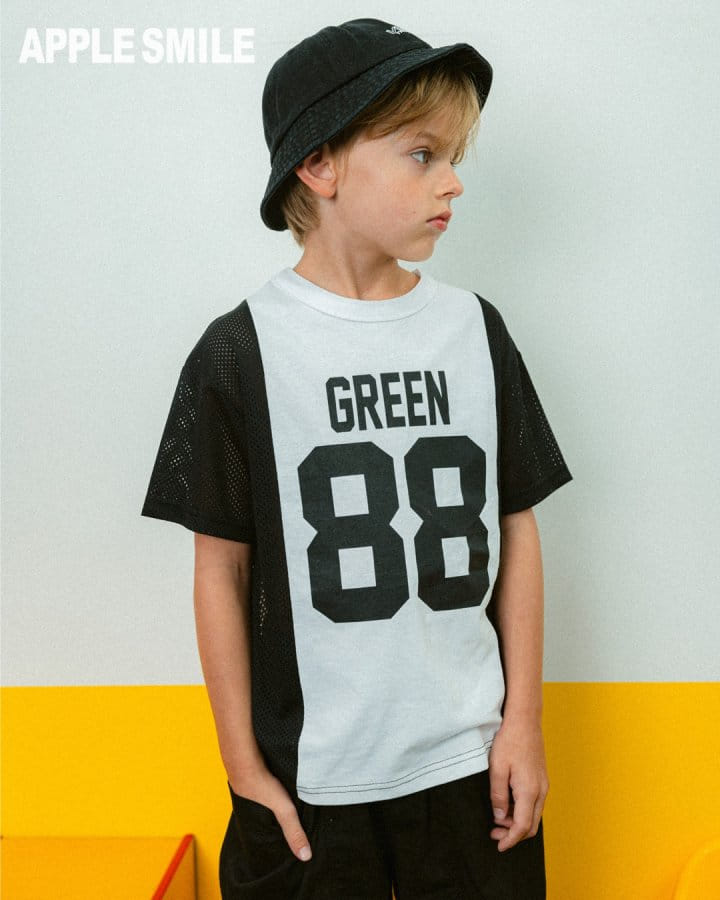 Apple Smile - Korean Children Fashion - #toddlerclothing - 88 Tee - 8