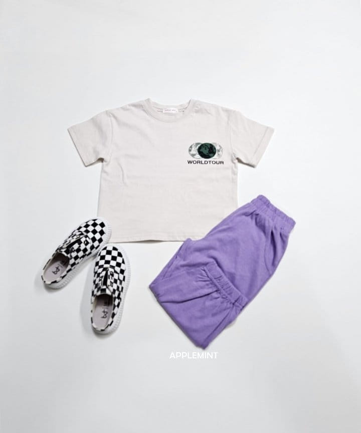 Applemint - Korean Children Fashion - #childofig - World Tee - 5