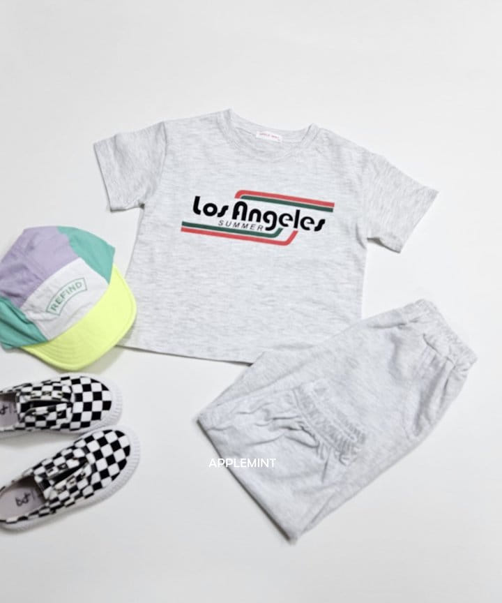 Applemint - Korean Children Fashion - #stylishchildhood - Los Angeles Tee - 5
