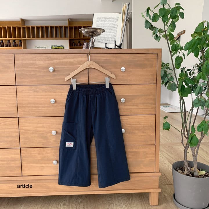 Article - Korean Children Fashion - #Kfashion4kids - Aqua Pocket Pants - 7