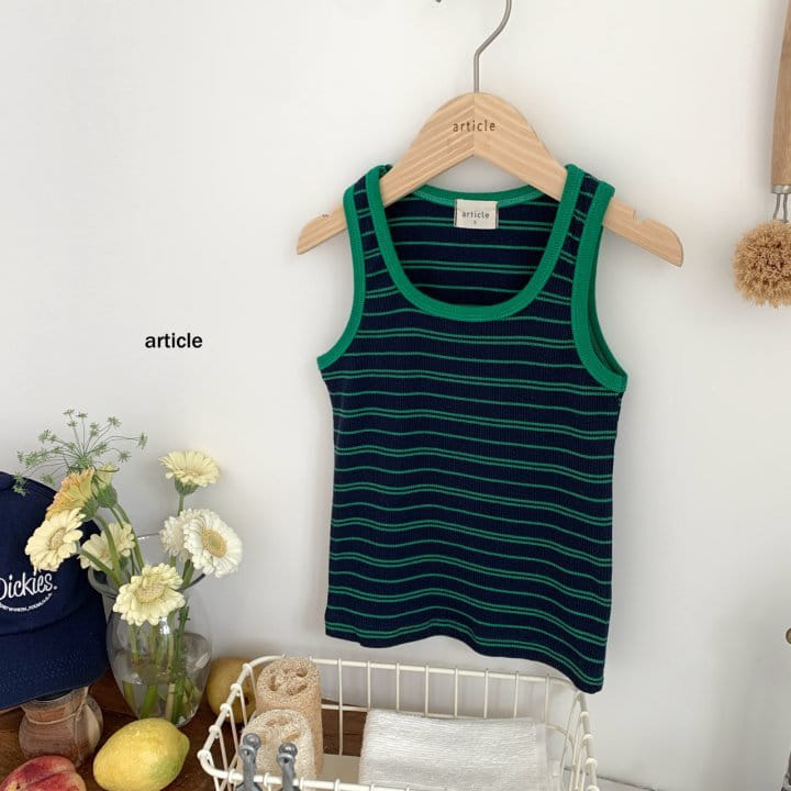 Article - Korean Children Fashion - #Kfashion4kids - Like Rib Sleeveless Tee - 5