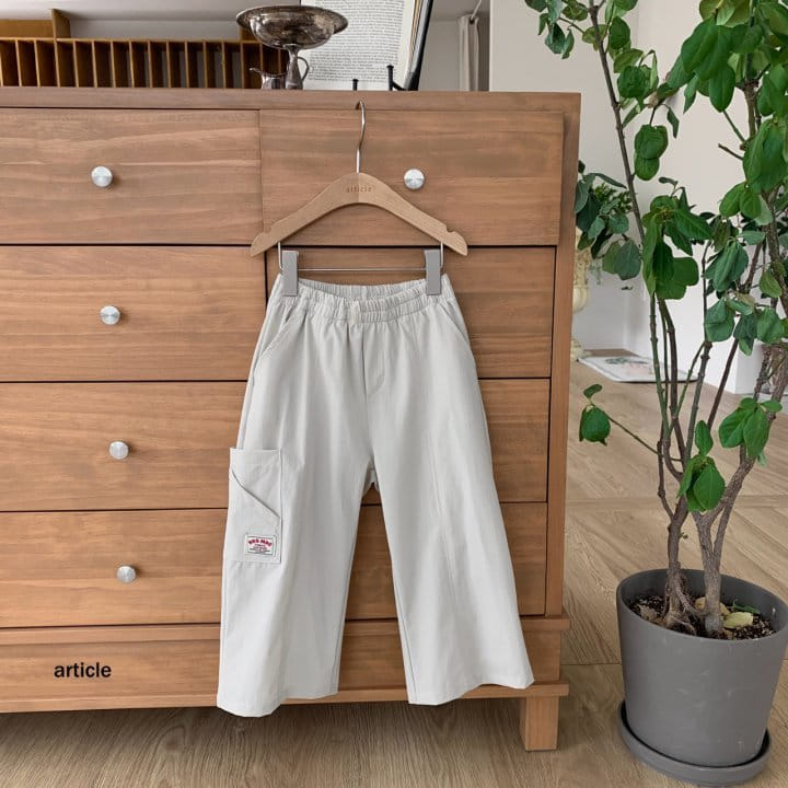Article - Korean Children Fashion - #discoveringself - Aqua Pocket Pants - 2