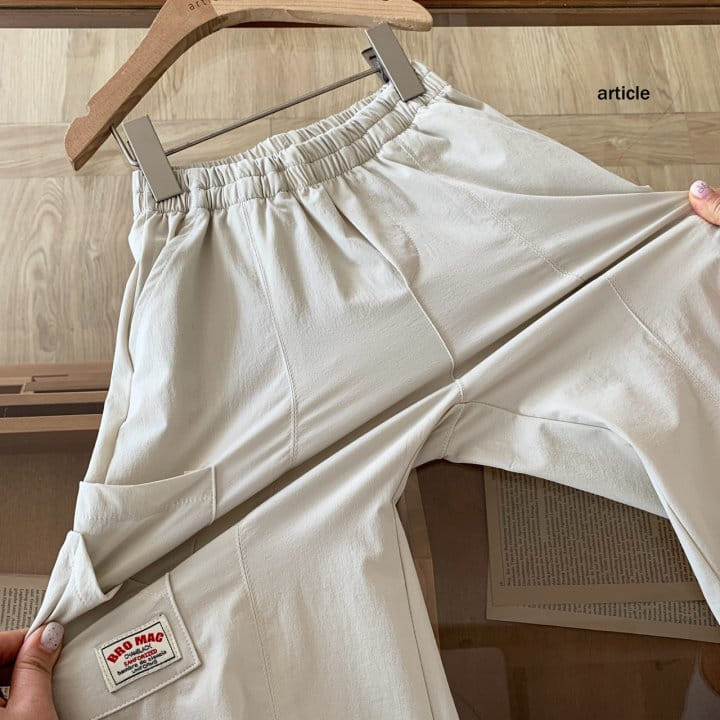 Article - Korean Children Fashion - #fashionkids - Aqua Pocket Pants - 4