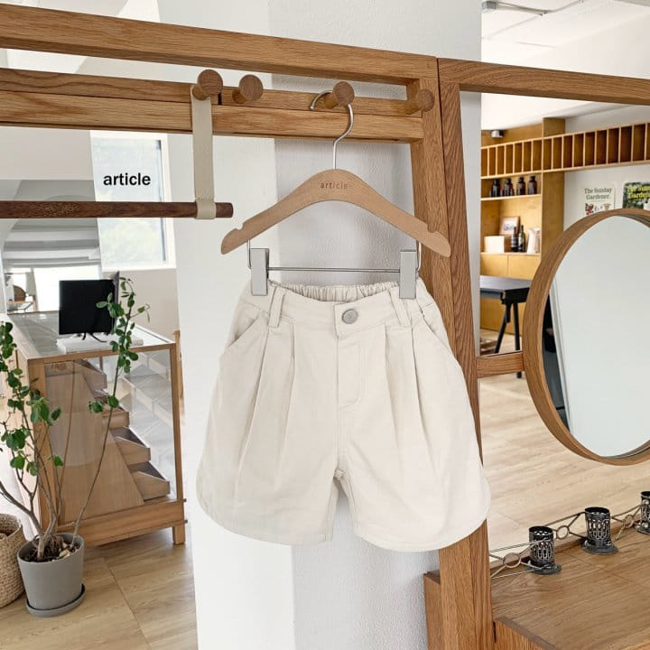 Article - Korean Children Fashion - #kidzfashiontrend - Mug Two Tuck Shorts