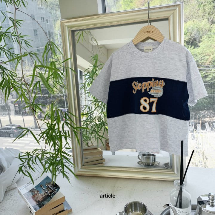 Article - Korean Children Fashion - #kidzfashiontrend - New Jersey Mesh Tee - 6