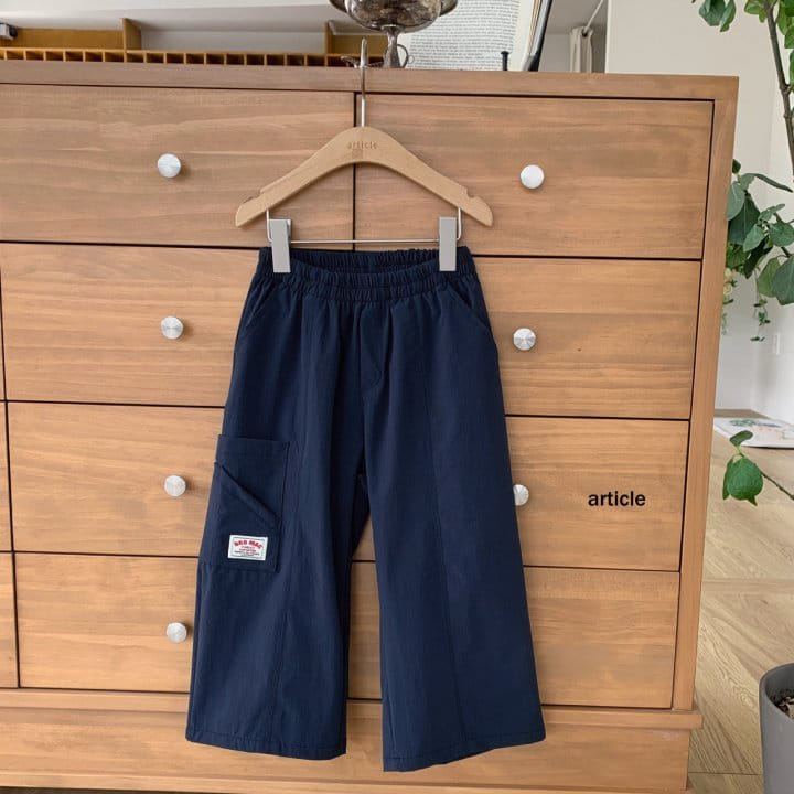 Article - Korean Children Fashion - #littlefashionista - Aqua Pocket Pants - 8