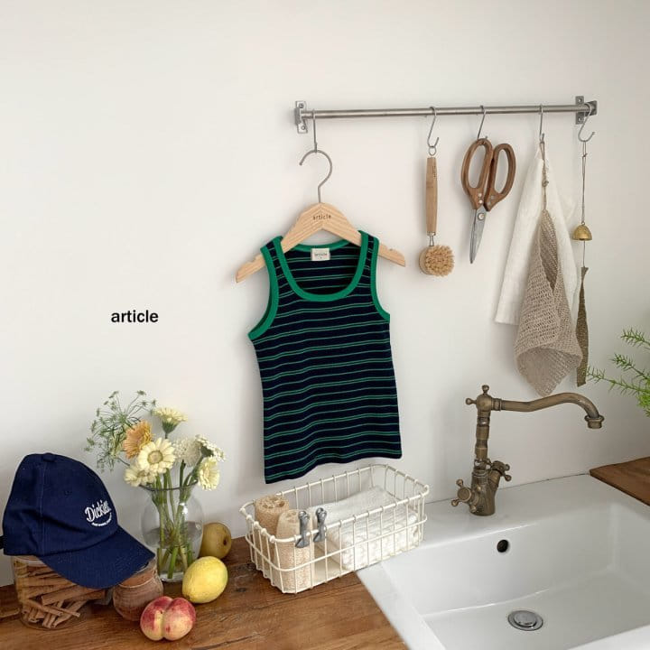 Article - Korean Children Fashion - #littlefashionista - Like Rib Sleeveless Tee - 6