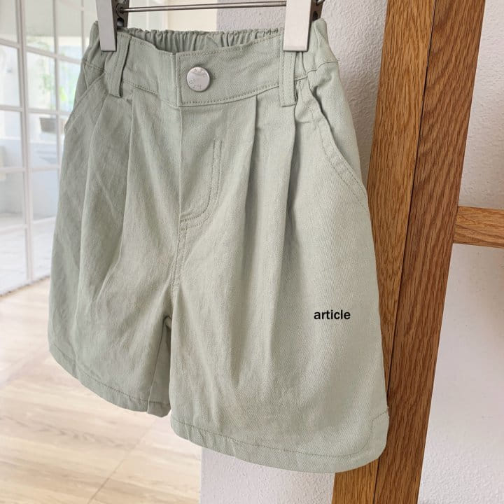 Article - Korean Children Fashion - #littlefashionista - Mug Two Tuck Shorts - 4