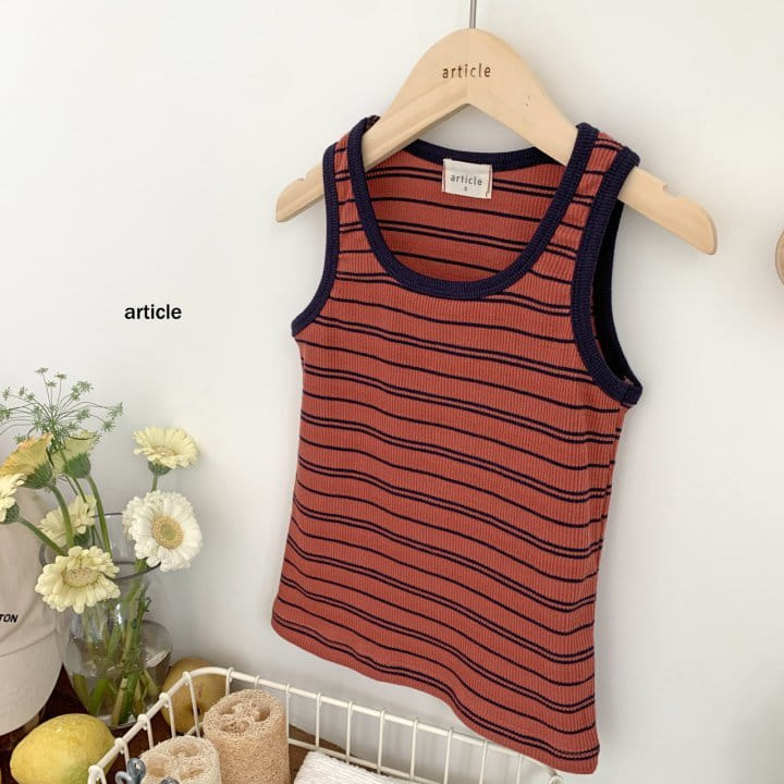 Article - Korean Children Fashion - #magicofchildhood - Like Rib Sleeveless Tee - 7