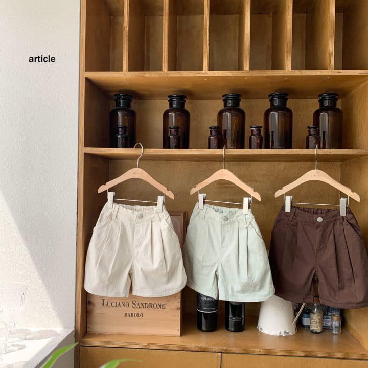 Article - Korean Children Fashion - #stylishchildhood - Mug Two Tuck Shorts - 9