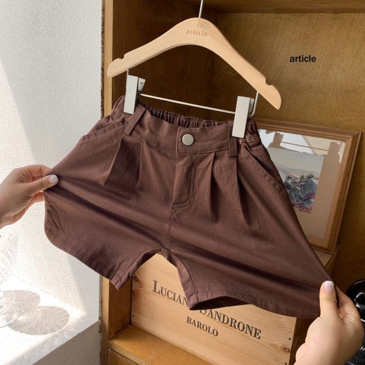 Article - Korean Children Fashion - #todddlerfashion - Mug Two Tuck Shorts - 7
