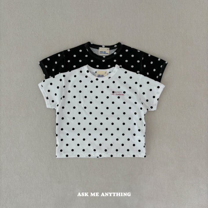 Ask Me Anything - Korean Children Fashion - #designkidswear - Feel Dot Tee - 5
