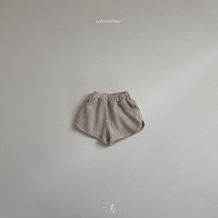 Atomeme - Korean Baby Fashion - #onlinebabyshop - Holic Waffle Pants - 4