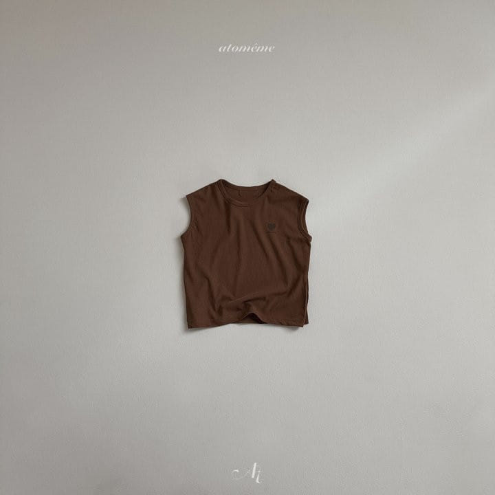 Atomeme - Korean Baby Fashion - #babyboutique - Love Love Sleeveless Tee - 4