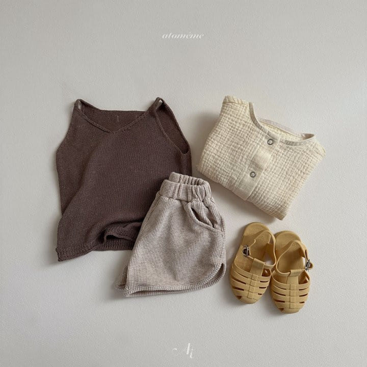 Atomeme - Korean Baby Fashion - #babyclothing - Holic Waffle Pants - 7