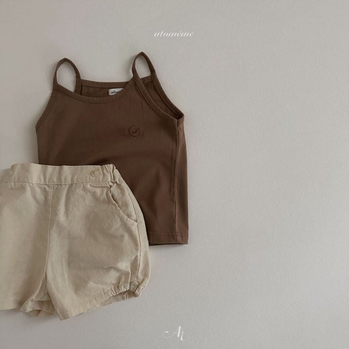 Atomeme - Korean Baby Fashion - #babyfashion - Atto String Sleeveless Tee - 7