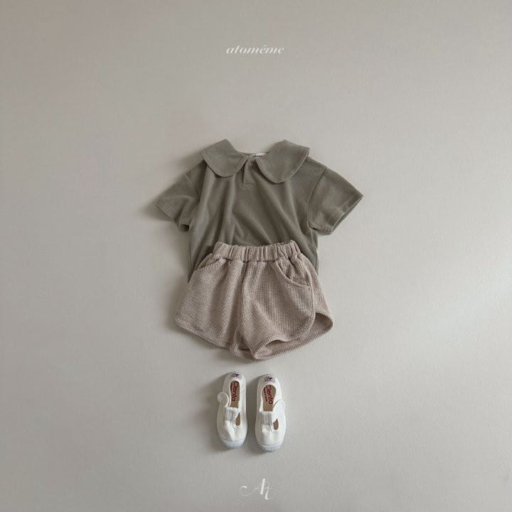Atomeme - Korean Baby Fashion - #babyfever - Holic Waffle Pants - 9