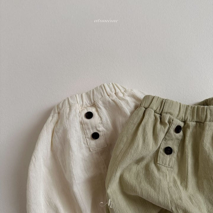 Atomeme - Korean Baby Fashion - #babyfever - Two Button Shorts - 6