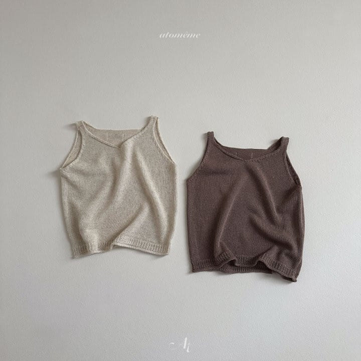 Atomeme - Korean Baby Fashion - #babyfashion - L Summer Sleeveless Tee - 4